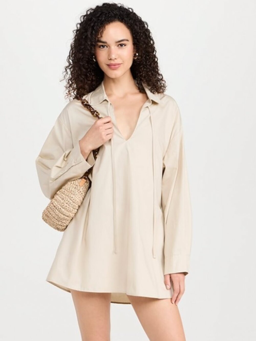 Enza Costa cotton poplin caftan NEW
